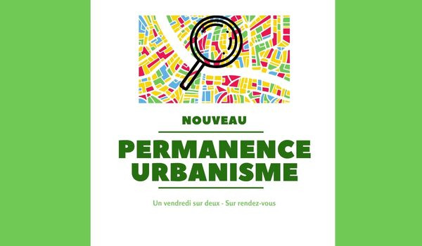 Nouveau : Permanence Urba un vendredi sur deux