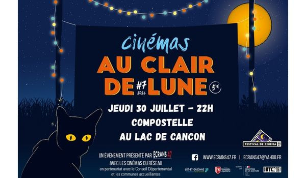 Cin&eacute; au Clair de Lune : Jeudi 30 Juillet 2026