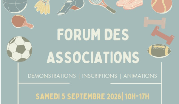 Forum des associations - Samedi 5 septembre